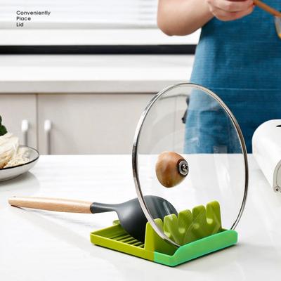 Neue Topfdeckel, Löffel- und Stäbchenhalter, nützliche Dinge für Küchenwerkzeuge, Zubehör, Utensilien, Zubehör, Heim-Neuheits-Gadgets
