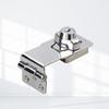 90 Degree Refrigerator Lock Drawer Lock Cabinet Door Lock Wardrobe Buckle Lock Anti-Theft Household Security Cam Lock Hardware