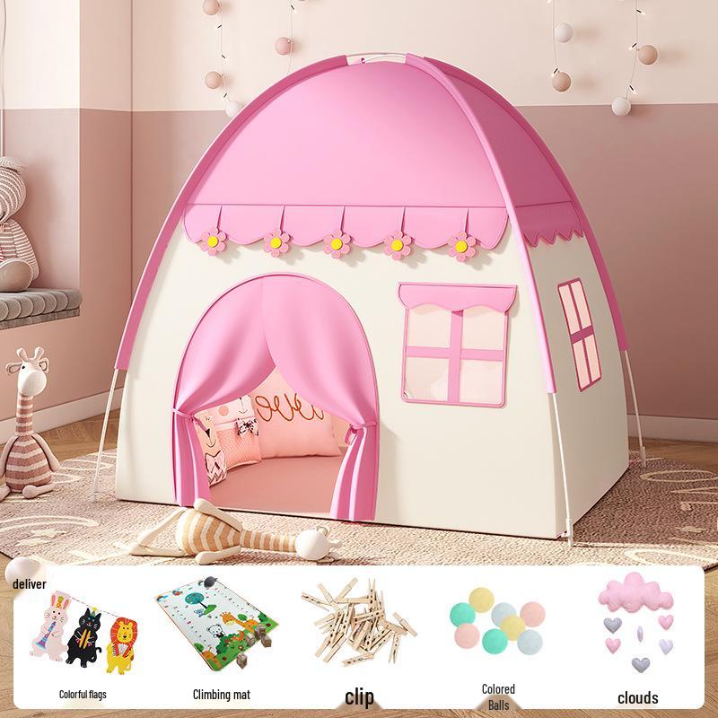 Princess Castle Indoor Tent for Kids - No Installation Required