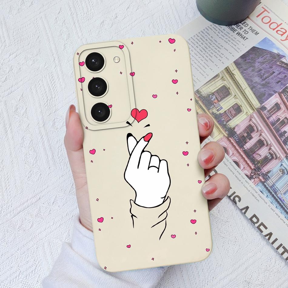 For Samsung S23 Ultra Plus FE Phone Cases Fashion Camera Protection Original Soft Liquid Silicone Cover For Samsung S 23 Shell