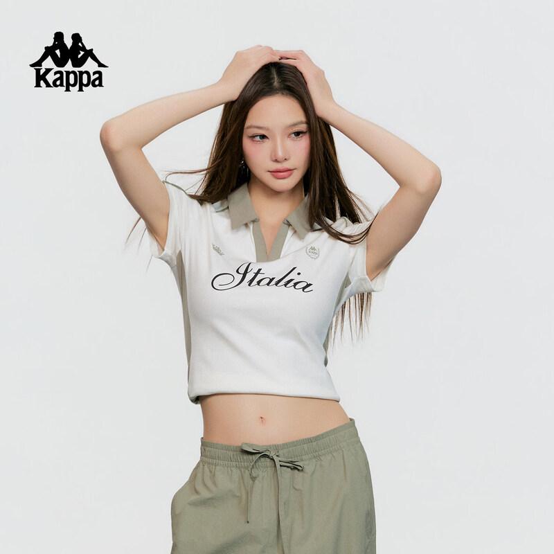 Kappa Women's 2026 Retro Slim-Fit Polo T-Shirt