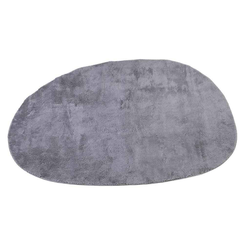 Pure Color Simple Polyester Carpet Bathroom Bathroom Non-slip Absorbent Mat Easy To Take Care of Full Floor Mat