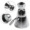 Rotatable Zinc Alloy Shower Head Adjustable 360 Degree Water Outlet Sprinkler for Bathroom Shower Installation