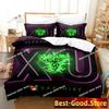 Seraph of the end Beding Set Printed Bed Linen Set With Pilowcase Bed Soft Duvet Cover Soft Single Double Quen Super King-Sized Dimensionsd Dimensions