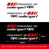 2Pcs Car Styling Door Badge Sticker Decoration Auto Exterior Accessories For Opel OPC Astra K Vectra Corsa Zafira Insignia Mokka Ms3
