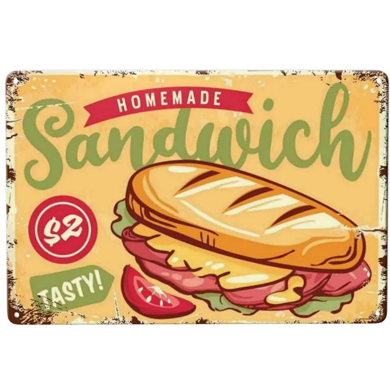 Vintage Metal Tin Signs Wall Art Decor Metal Signs Retro Funny Coffee Bar Signs Home Garden Restaurant Cafe Office Shop Bar Club