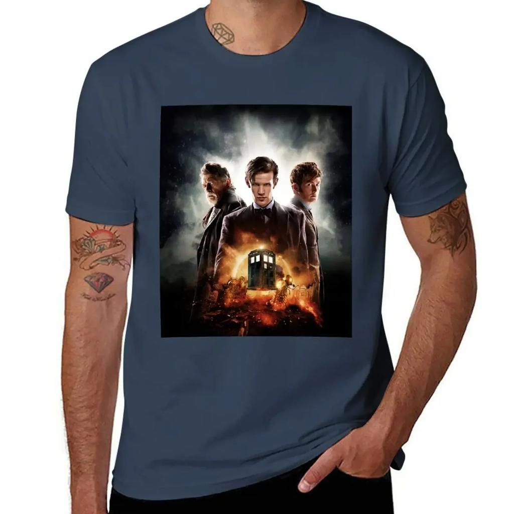 Day Of The Doctor T-Shirt Summer Clothes Sports Fans Boys Animal Print Plain T Shirts Men