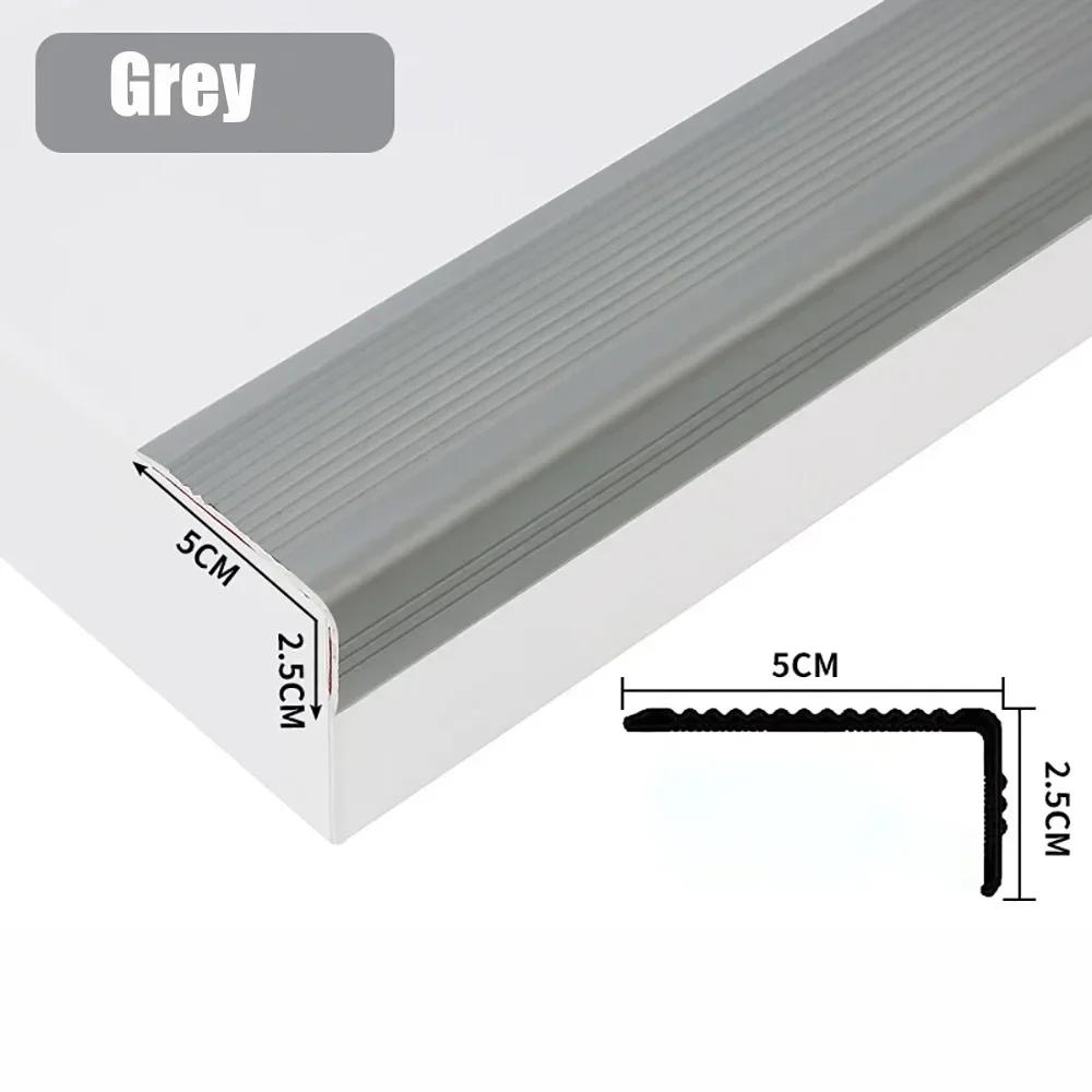 New Self-adhesive Stair Anti-Slip Tape L-Shaped PVC Non-Slip Protector Strips Waterproof Step Edge Protector Home Office