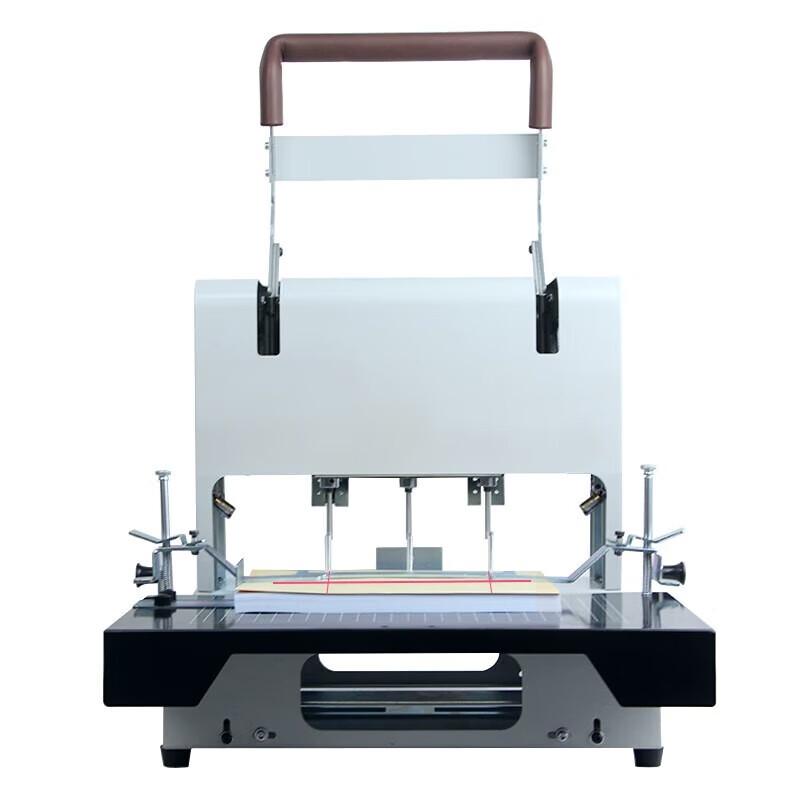 Qiyan QY-6350 Infrared Three-Hole Electric Binding Machine CN Plug (adapter Included)