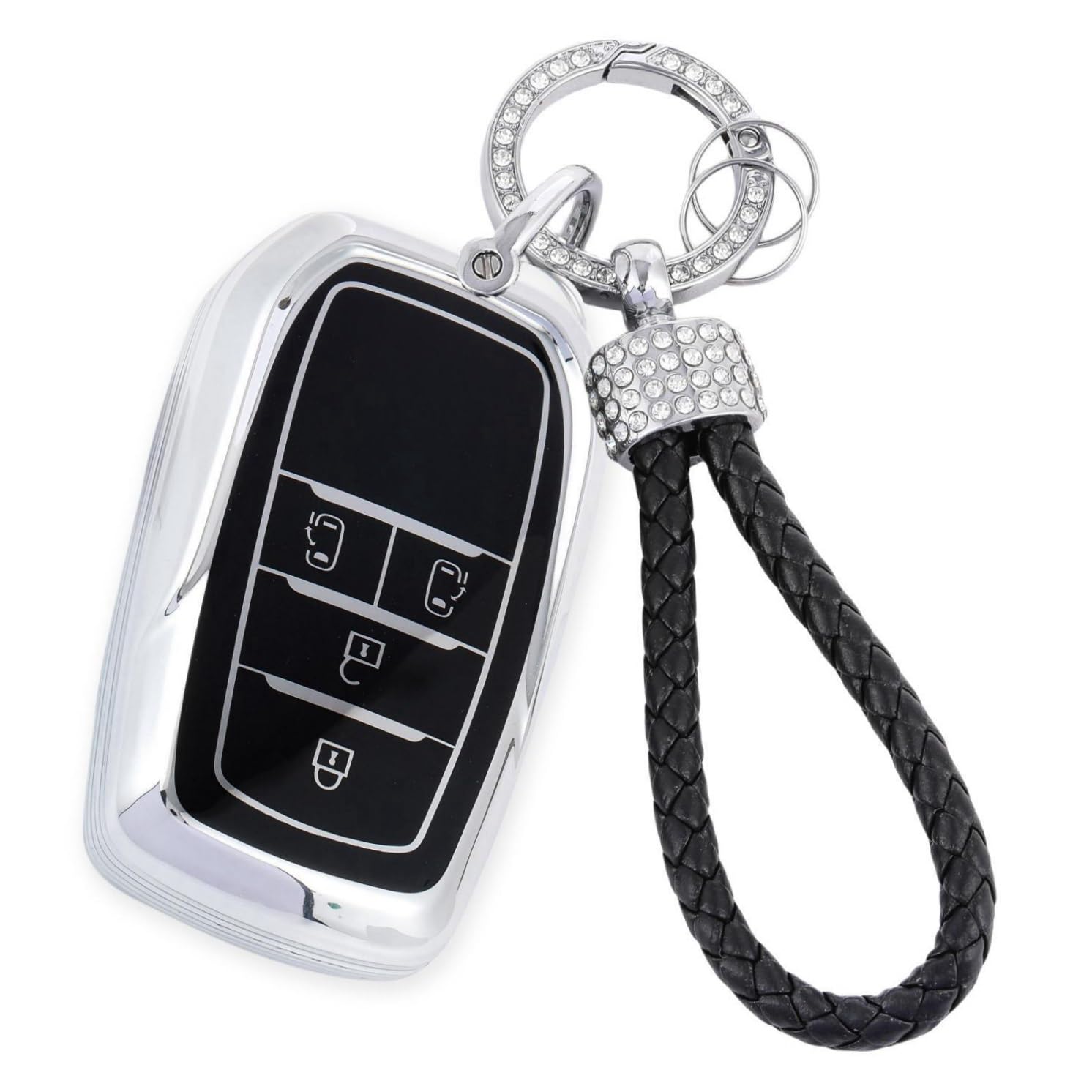 [ZANEKO] Voxy Noah 90 series key case compatible Toyota Sienta Compatible Toyota A4 чёрный