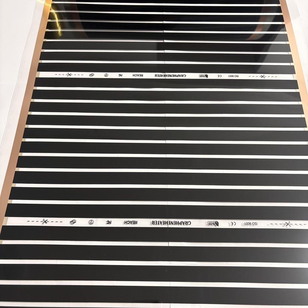 110V Infrared Heating Film 50cm Wide 240w/m2 Warm Mat Electric Warm Floor System Made In Korea