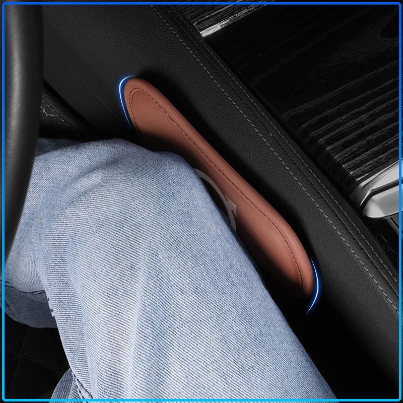 For Volvo XC90 XC60 XC40 V40 V50 V60 S40 S50 S60 S70 S80 S90 240 C70 FN Vnl Truck 1Pcs Car Interior Leg Knee Rest Pads Leather Cushion Car Caps