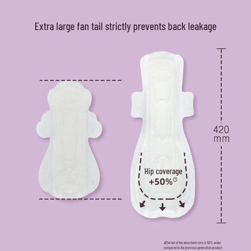 Herlab Ultra-Long Night Use Soft Cotton Sanitary Pads
