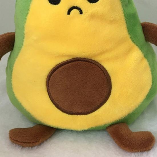 Plush Toy Cartoon Animal Design Decoration Soft Double-Sided Avocado Stuffed Doll Toy for Children
