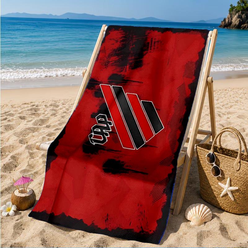 Athletico Football Club Printed Microfiber Beach Towel, Soft And Absorbent, Quick-Dry, Ideal for Summer Travel, Beach Essential, Swimming Pool