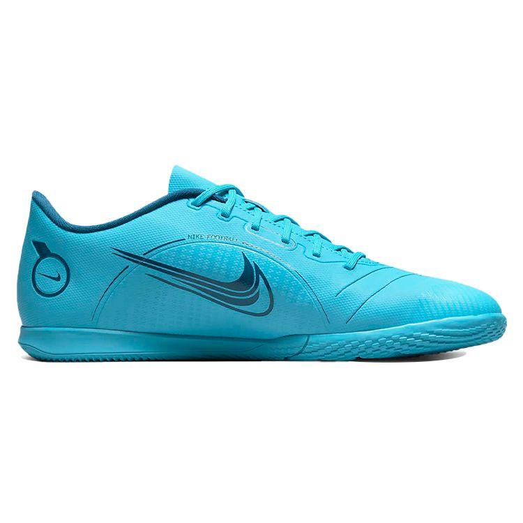 Nike Mercurial Vapor 14 Club Pantofi de fotbal de sală versatili cu șireturi confortabili cu vârf rotund unisex Albastru DJ2906-484