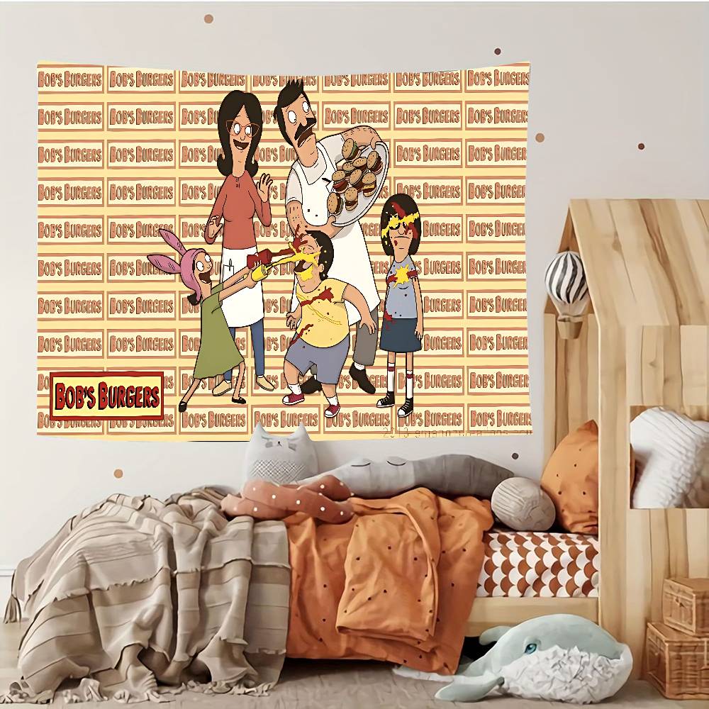 BBobs BBurgers Tapestry Customizable Tapestries Of Various Styleswall Hangings Celebrity Photo Printingwall Hangings