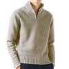 Autum Men Turtlenecks Sweaters Knitwear Pullovers Solid Color Long Sleeved Sweater Male Casual Daily Warm Coats