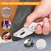 10/30/50Pcs Utility Knife Trapezoid Blades Replacement DIY Art Craft Cutter Tool Blade Special Knife Blades Steel Material