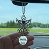 Angel Car Charm, Wherever You Angel Watch Over You, Rear View Mirror Car Charm, Car Mirror Hanger