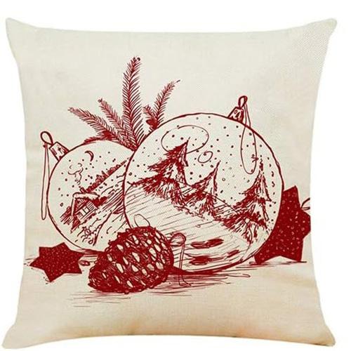 Festive Christmas Pillowcases: Reindeer, Tree, Ornaments & Santa Designs sofas, bedroom pillow covers, holiday gifts