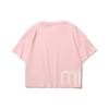 Li Ning X Disney Kollaboration Sport Lifestyle Serie Cartoon Print Rundhals Kurzarm T-Shirt Damen Tops Pink AHSR424-7