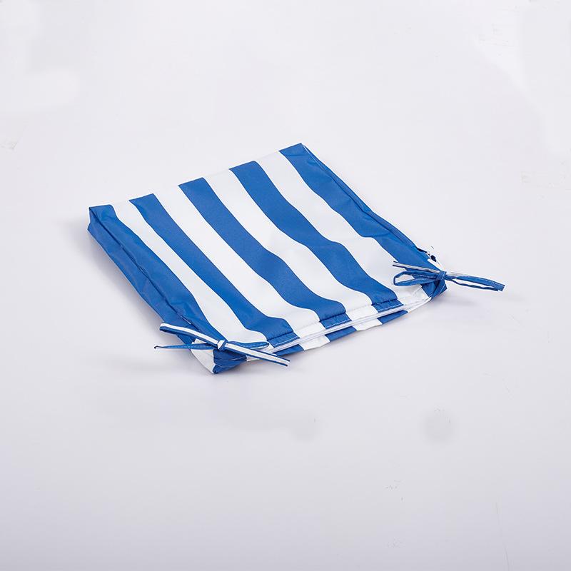 Outdoor Waterproof Cushion Cover, Garden Courtyard Sofa Rattan Chair Seat Pad Replacement, Anti-slip Lace-up Bench Cushion Cover