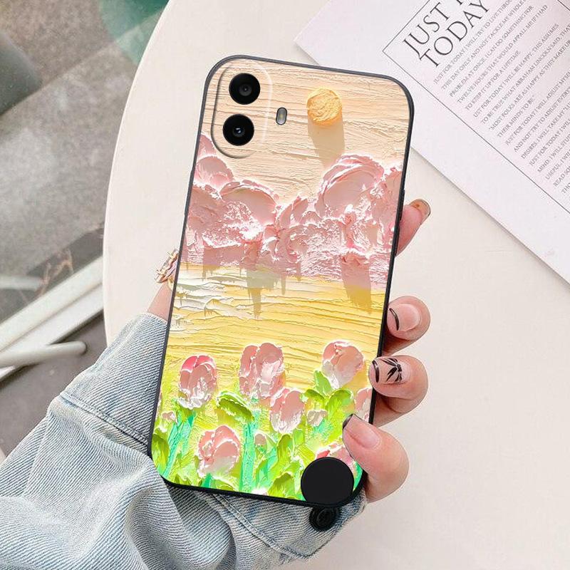 For Nothing CMF Phone 1 Case Colorful Painted Cover Soft Silicone Phone Case For Nothing CMF Phone 1 Covers Phone1 Bumper Coque