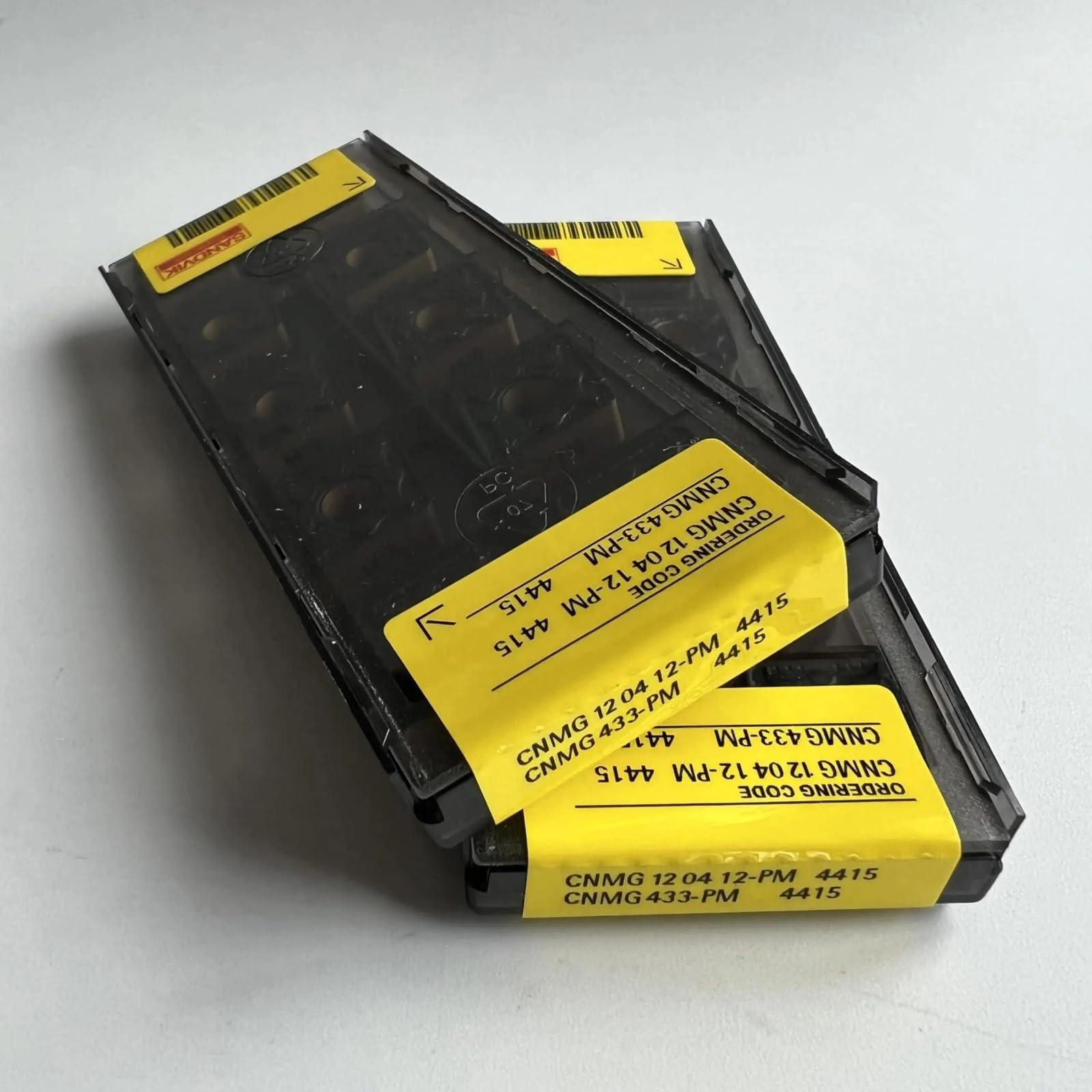 

Оригінальна Sandvik / CNMG120412-PM 4415 / Твердосплавна пластина для токарного верстата з ЧПУ 10 шт.