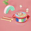 Children'S Wood Drum Early Educational Percussion Musical Instrument For Children Beat Instrument Hand Drum Toys