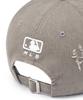 Emelbi Damaged Washed Unstructured Ball Cap La (Grey)