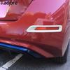 For Nissan Leaf 2017 2018  Chrome Car Rear Bumper Fog Light Lamp Cover Trim Tail Foglight Bezel Trim Exterior Accessories
