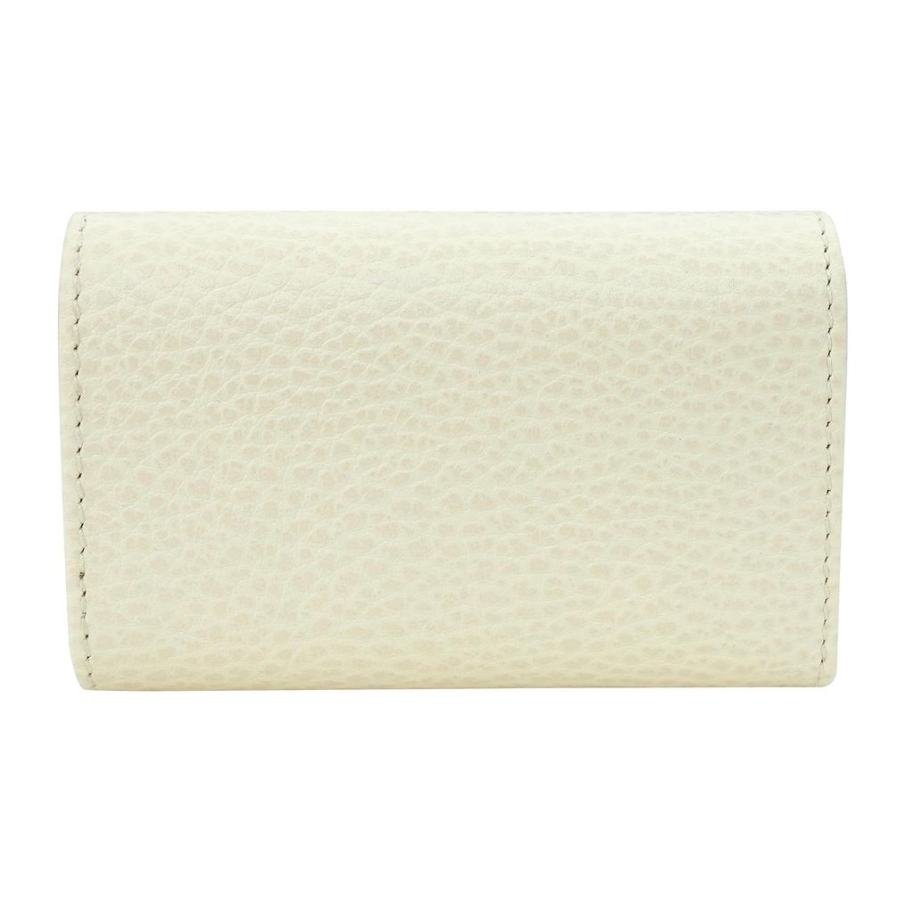 Gucci GG Marmont Leather Key Case with 6 Key Hooks Boutique (456118, 17WEN, 9022) (White) Line, Women's [Used]