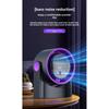 Ice Desktop Fan with Digital Display - High-speed Turbo, 5-speed Adjustment, Portable USB/battery Powered, Rechargeable Portable Fan