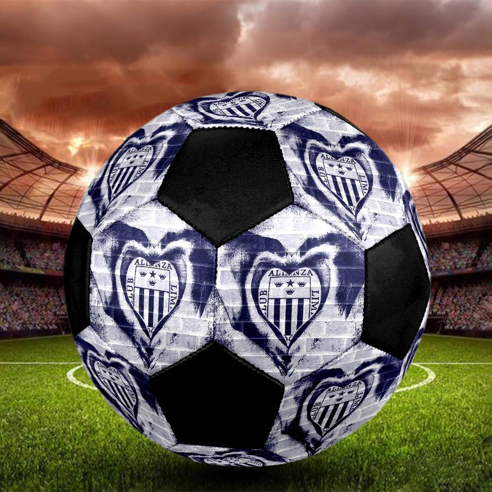 Club Alianza Lima Soccer Ball Colorful All Ages Machine Stitched PVC Competition Ready Durable High-Bounce.SIZE5