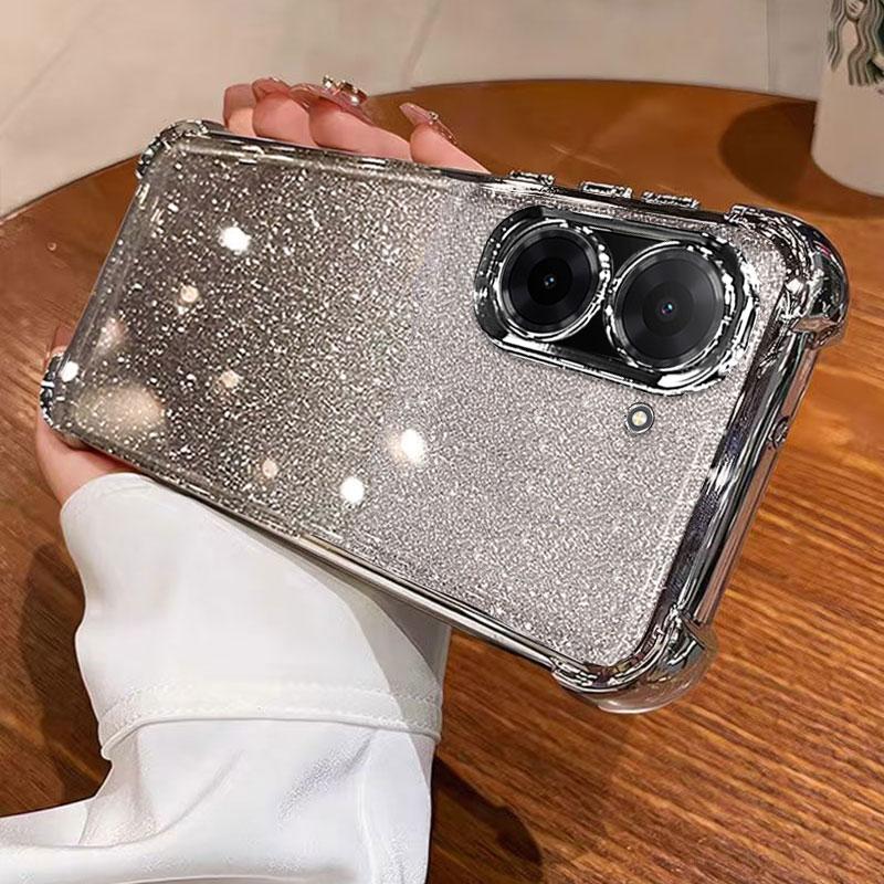 

POCOC71 Case Luxury Shiny Cover For Xiaomi Poco C71 Redmi A5 Global 4G Silicone Shockproof Phone Cases RedmiA5 Bumper Women girl poco c71 серебряный