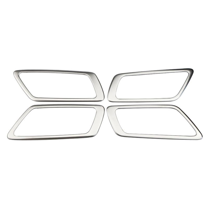 Stainless Steel 4 Pcs Car Interior Door Handle Trim Car Inner Door Bowl Sticker for Toyota C-HR CHR 2016 - 2018 Auto Accessories