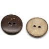 50pcs lot 18mm Brown Coconut Shell-4 Holes-Buttons Sewing Scrapbooking Diy Clothing Accessories