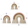 Colorful Woven Macrame Rainbow Wall Decor Party Decoration for Kids Baby Nursery