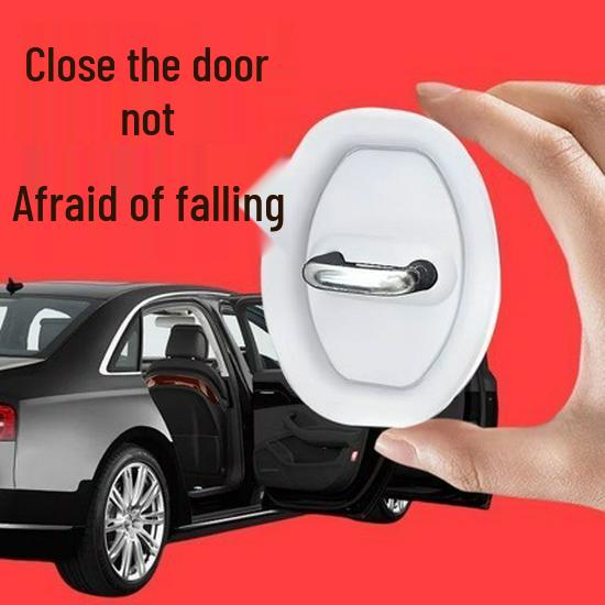 Universal Silicone Car Door Lock Cover for Noise Reduction and Shock Absorption
