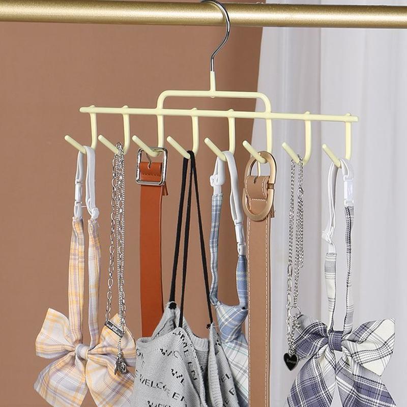 Baseball Cap Hanger, Hat Storage Rack With Hooks, Can Accommodate 8 Top Hats, Suitable For Dormitory Wall-Mounted Baseball Caps
