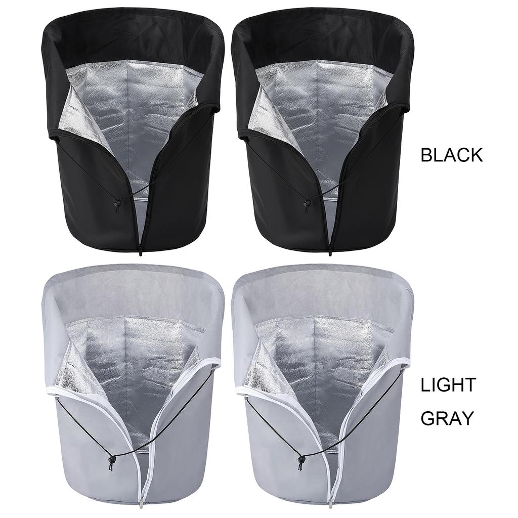 2 Pack Winter Plant Pot Cover Anti-Frost Winter Pot Plant Cover Plant Winter Protection Pot Cover for Winter Freeze Protection