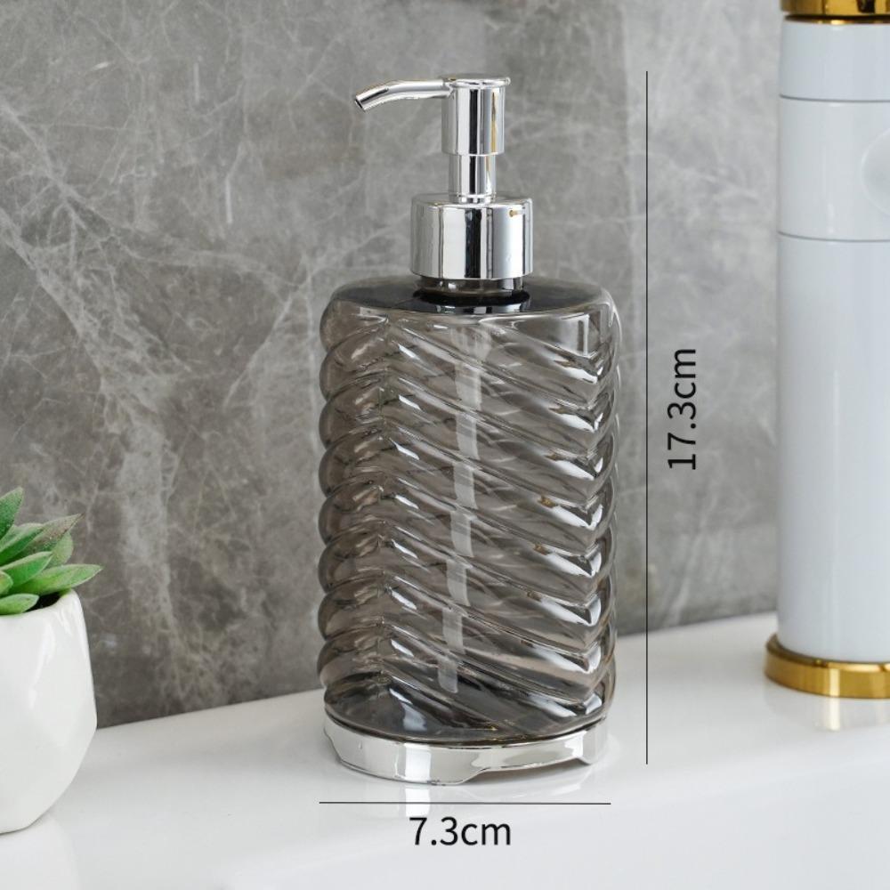 430ml Láhev na pleťové mléko Průhledná Tekuté mýdlo na ruce Luxusní Dávkovač mýdla Koupelna