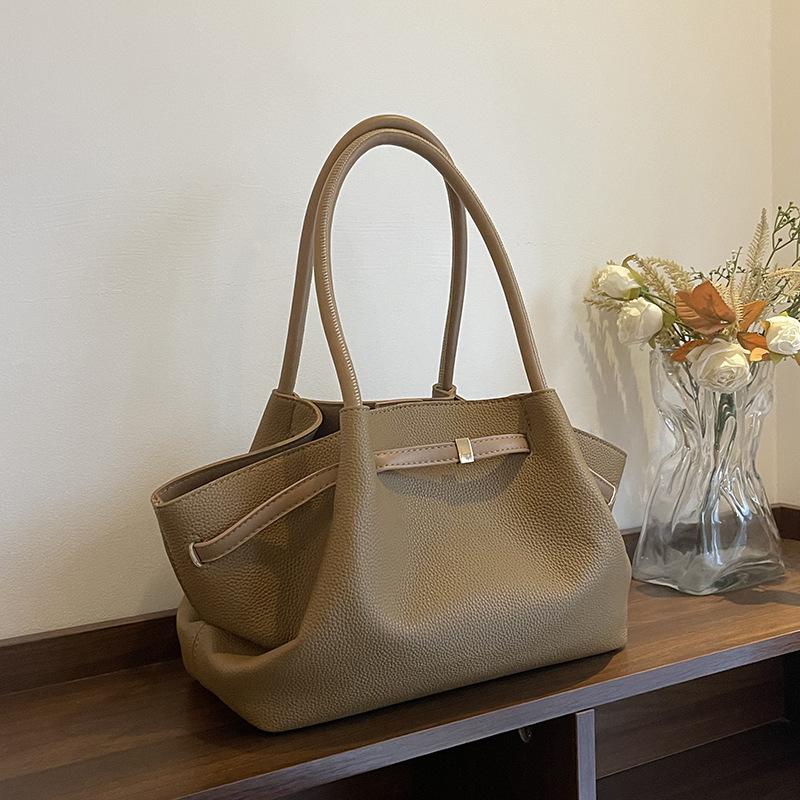 Portable Vegetable Basket Children's Bag New Simple Contrasting Color Wing Bag Large Capacity Shoulder Bag