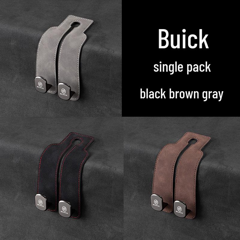 Zamszowe haczyki na telefon i do przechowywania na tylne siedzenie