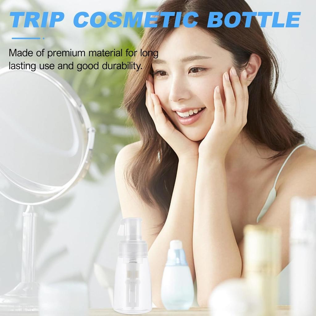 Barber Powder Spray Bottle - 180ml Refillable Talcum Powder and Hair Fiber Applicator for Salon, Home and Travel - Empty Cosmetic Powder Blower