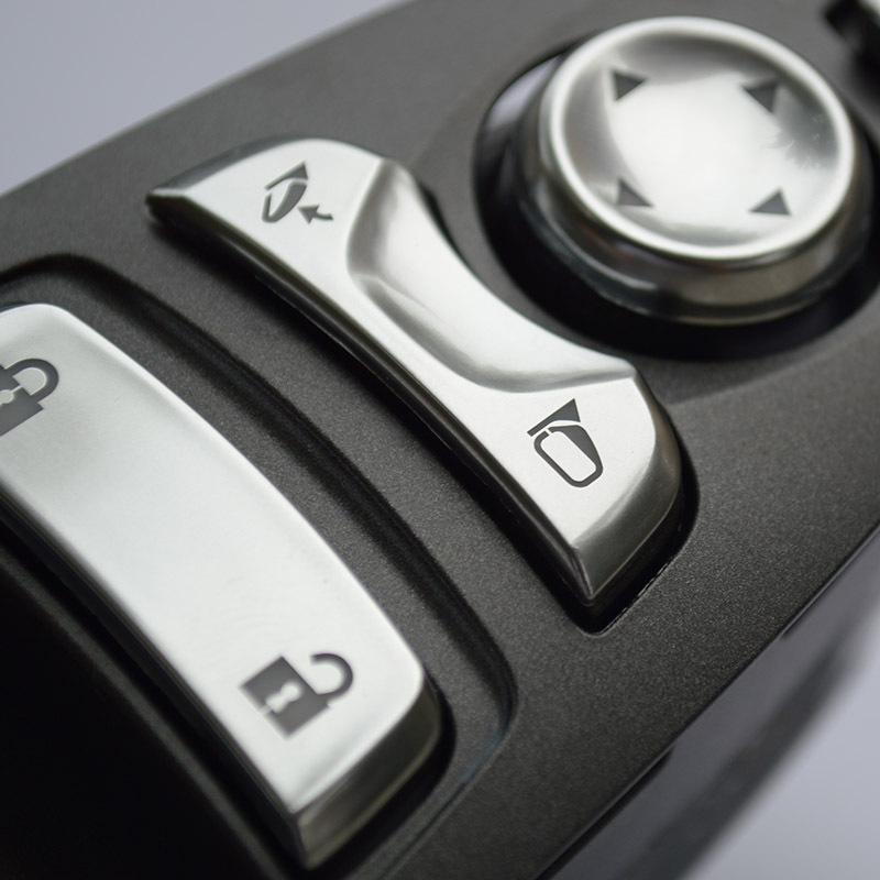 Door Window Glass Lift Button Knob Decorative Cover Sticker Trim For Infiniti Q50 Q50L Q70 QX50 QX60 Interior