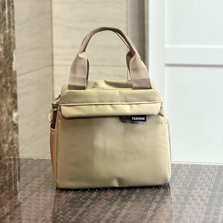 Tragbare Oxford-Stoff-Lunchtasche Wasserdichte Isolierte Lebensmittel-Tragetasche Wiederverwendbare Brotdose Handtasche für Damen Herren Arbeit Schule Picknick