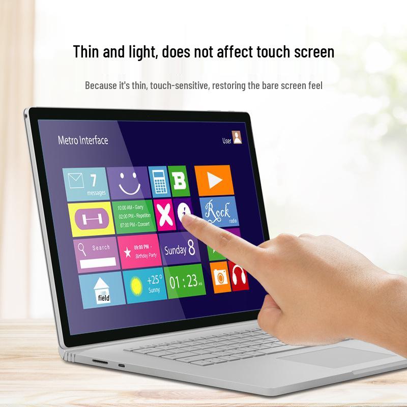 Matt skärmskydd för 13,3 till 15,6-tums bärbara datorer - PET, ej härdat glas