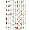 1Meter Colorful Glass Crystal Beads Chain Copper Chains for Necklace Bracelet Jewelry Making DIY Components Accessories
